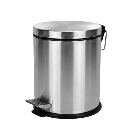 Stainless Steel Pedal Dustbin, Round