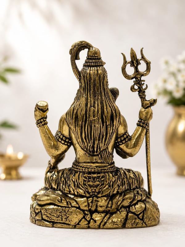 Brass Lord Shiva Statue Decorative Figurine