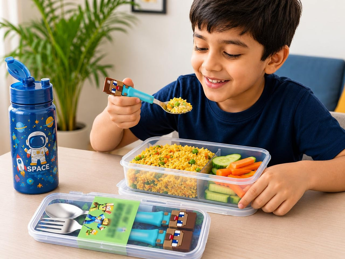 Character Grip Stainless Steel Cutlery Set